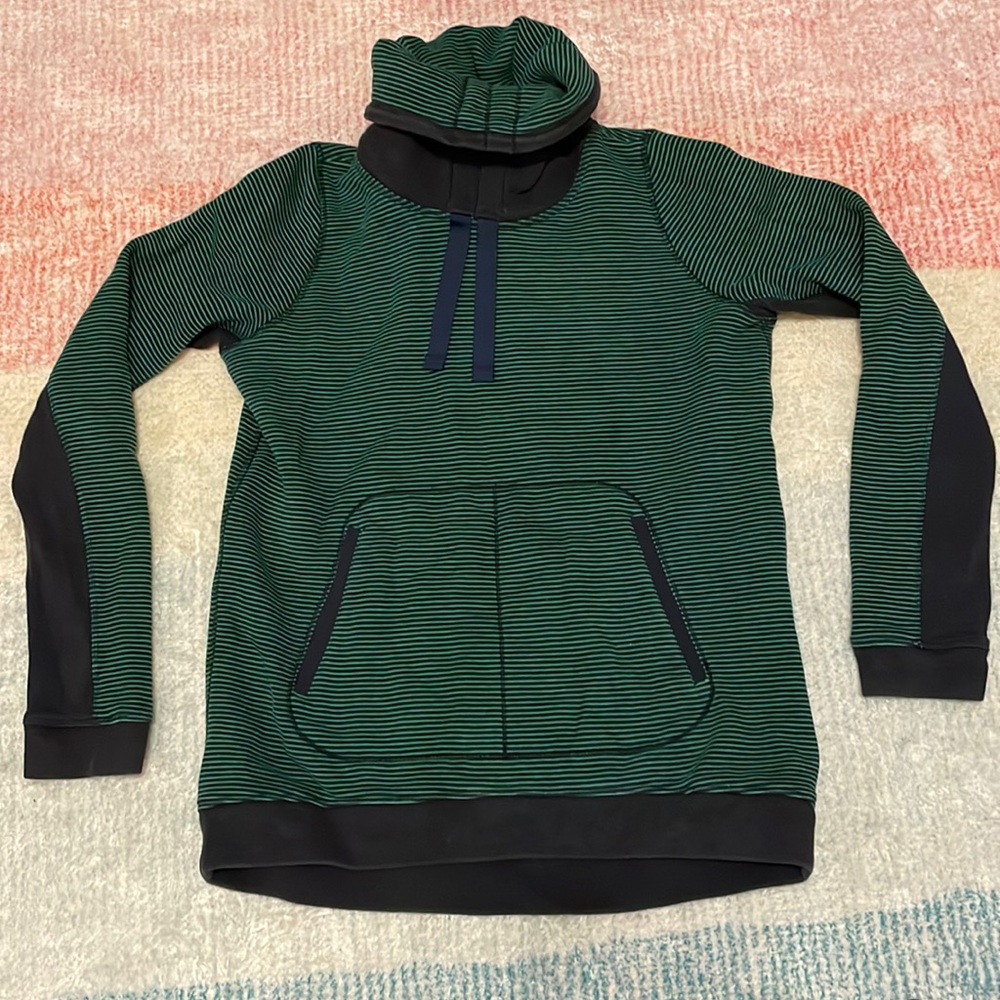High neck unique sweatshirt